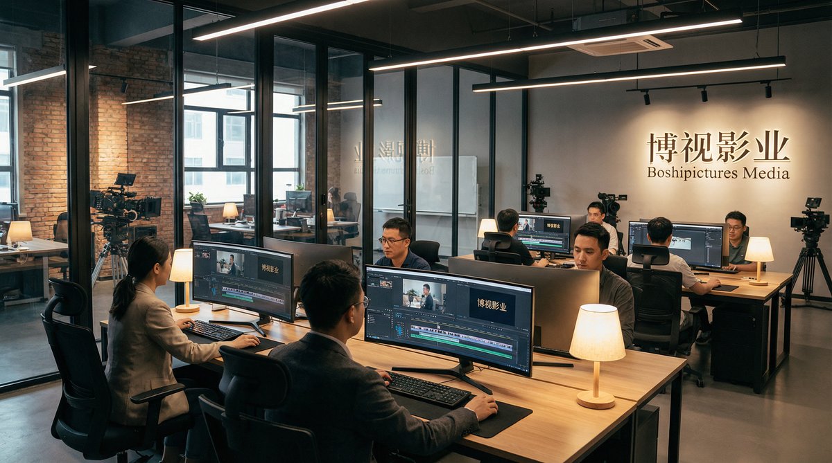 后座激情传媒公司办公室